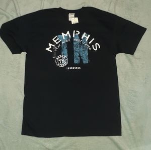 Nwt Memphis Tennessee black tee size medium